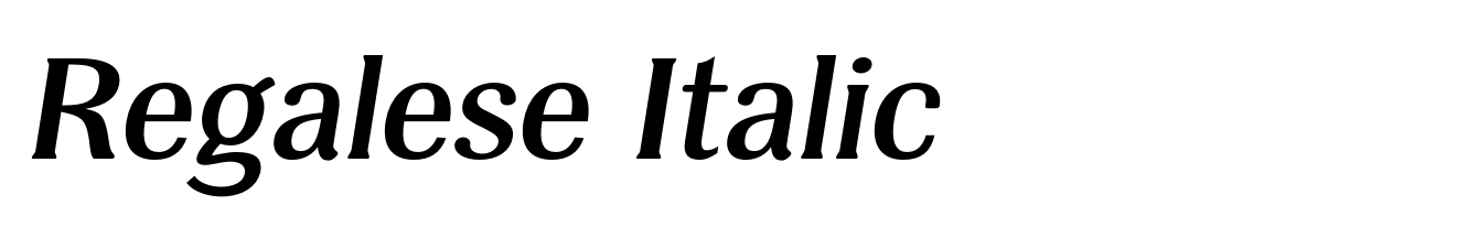 Regalese Italic